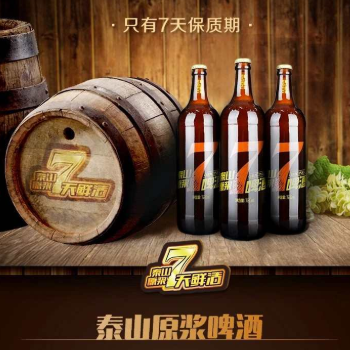 七天鲜活泰山啤酒